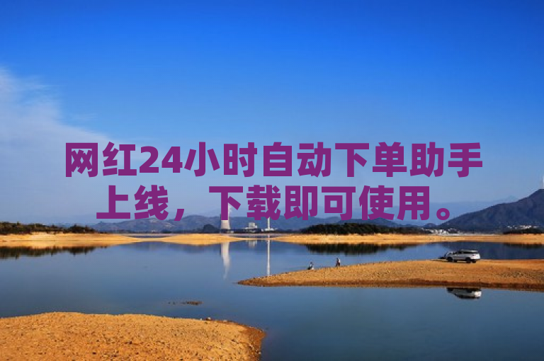 网红24小时自动下单助手上线，下载即可使用。