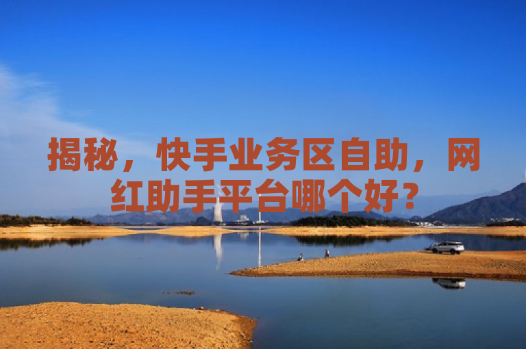揭秘，快手业务区自助，网红助手平台哪个好？