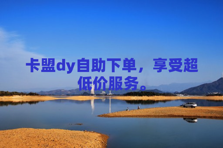 卡盟dy自助下单，享受超低价服务。