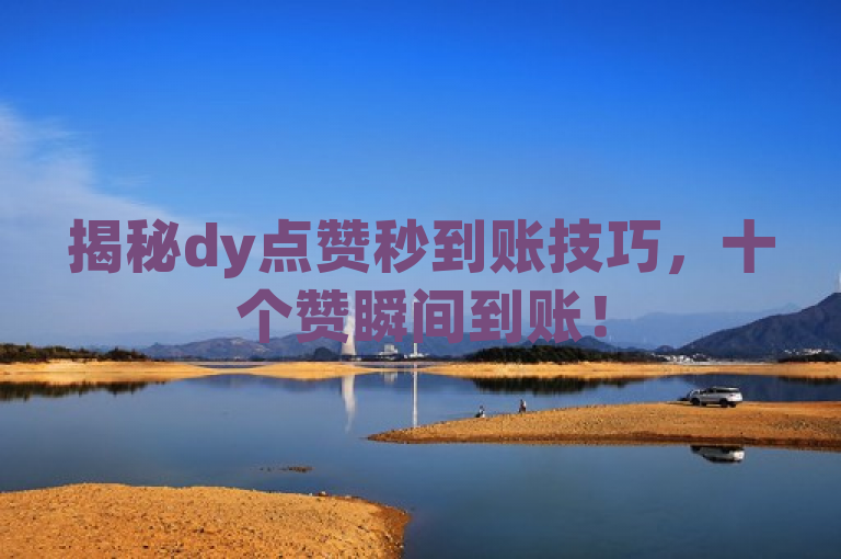 揭秘dy点赞秒到账技巧，十个赞瞬间到账！