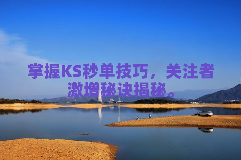 掌握KS秒单技巧，关注者激增秘诀揭秘。