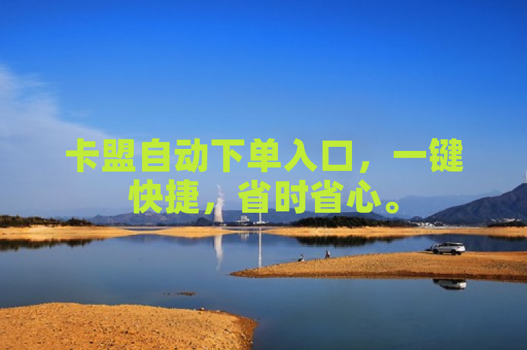 卡盟自动下单入口，一键快捷，省时省心。