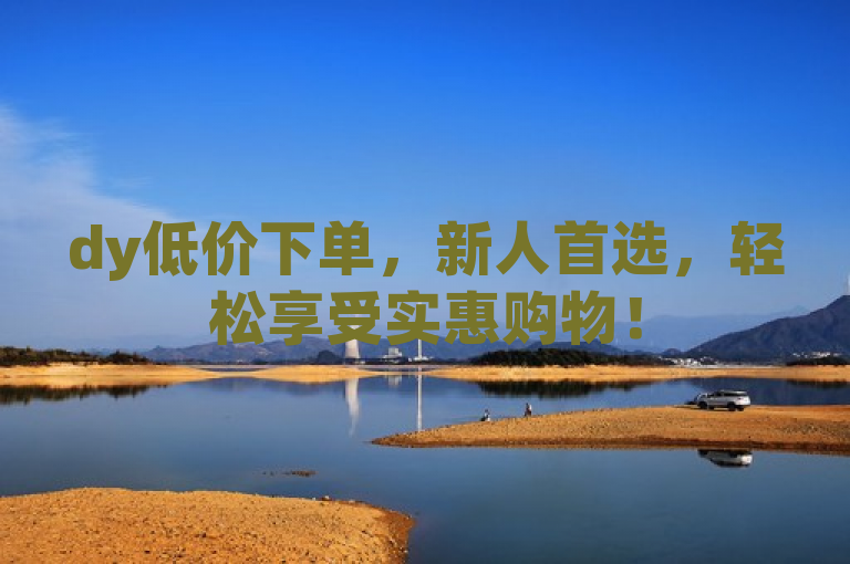 dy低价下单，新人首选，轻松享受实惠购物！