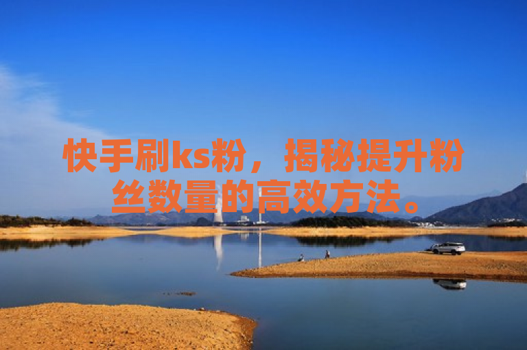 快手刷ks粉，揭秘提升粉丝数量的高效方法。