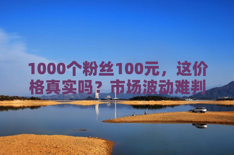 1000个粉丝100元，这价格真实吗？市场波动难判断。