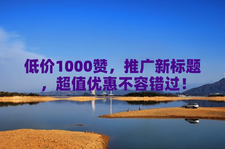 低价1000赞，推广新标题，超值优惠不容错过！