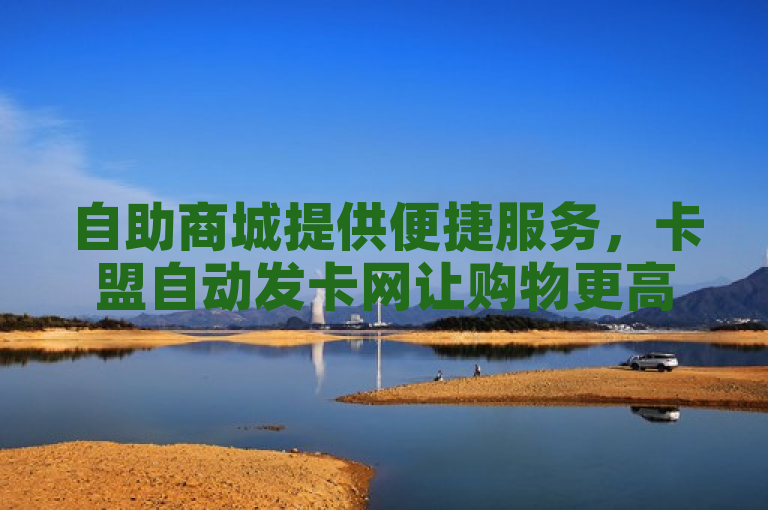 自助商城提供便捷服务，卡盟自动发卡网让购物更高效。