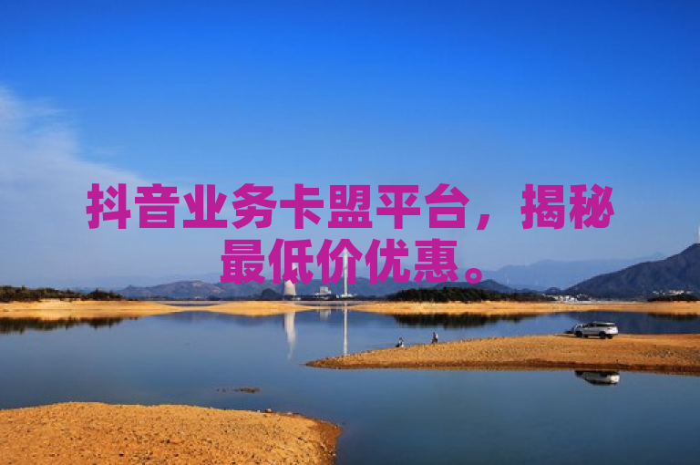 抖音业务卡盟平台，揭秘最低价优惠。