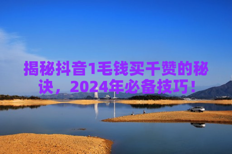 揭秘抖音1毛钱买千赞的秘诀，2024年必备技巧！