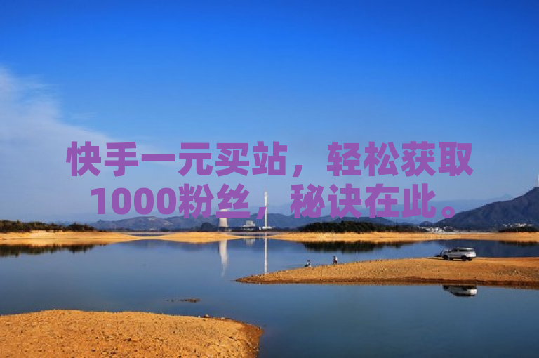 快手一元买站，轻松获取1000粉丝，秘诀在此。