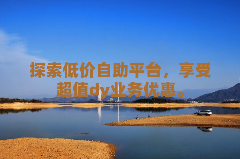 探索低价自助平台，享受超值dy业务优惠。