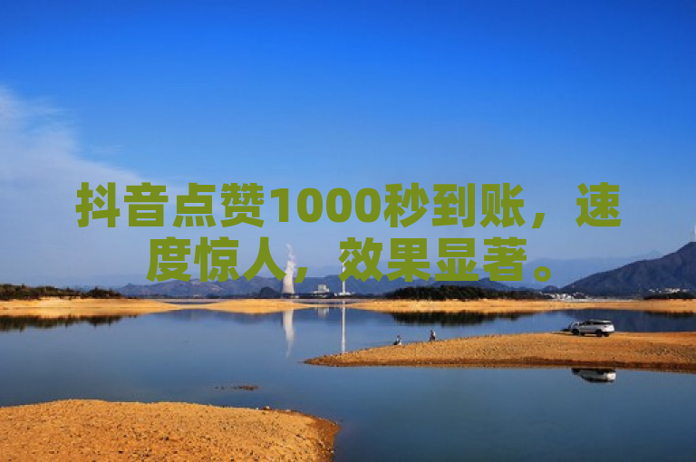 抖音点赞1000秒到账，速度惊人，效果显著。