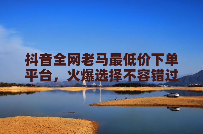 抖音全网老马最低价下单平台，火爆选择不容错过。