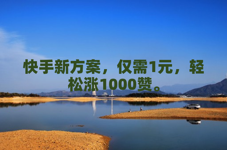 快手新方案，仅需1元，轻松涨1000赞。