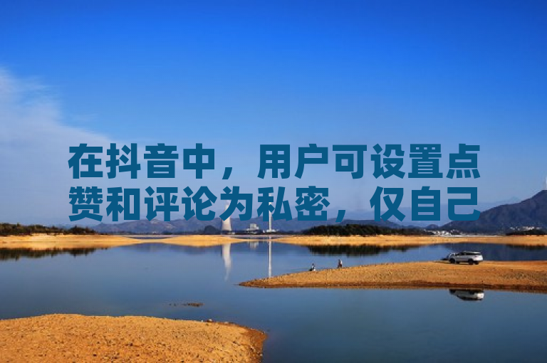在抖音中，用户可设置点赞和评论为私密，仅自己可见。