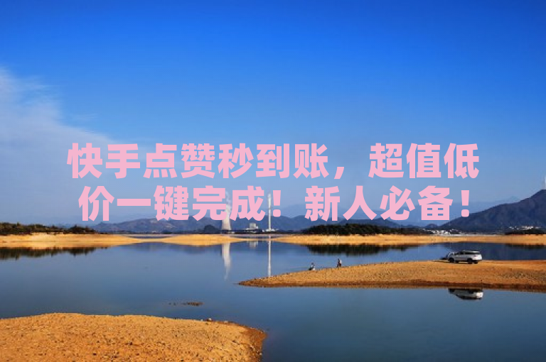 快手点赞秒到账，超值低价一键完成！新人必备！