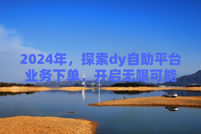 2024年，探索dy自助平台业务下单，开启无限可能之门。