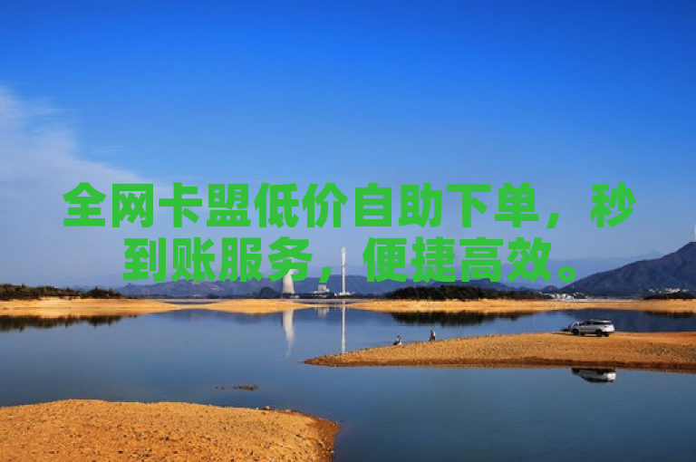 全网卡盟低价自助下单，秒到账服务，便捷高效。