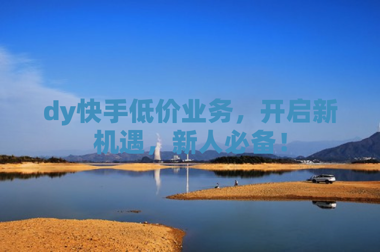 dy快手低价业务，开启新机遇，新人必备！