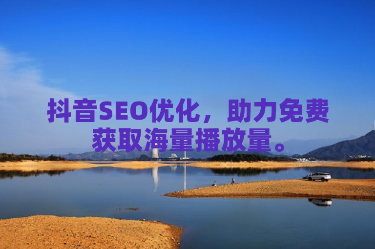 抖音SEO优化，助力免费获取海量播放量。