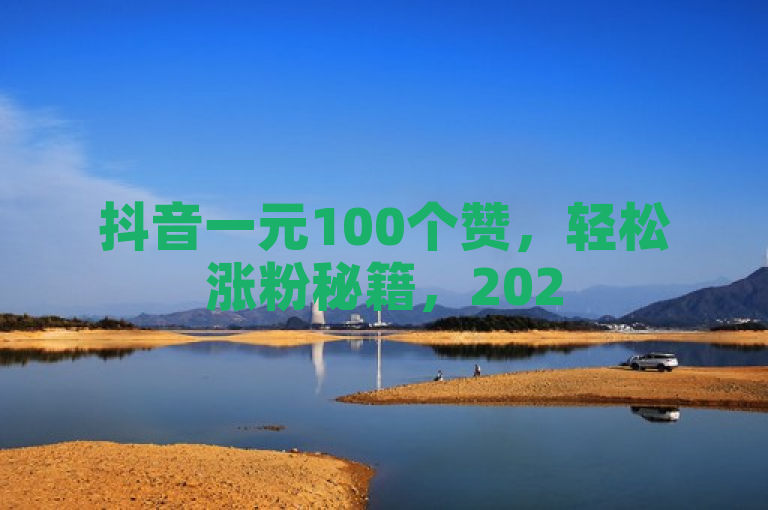抖音一元100个赞，轻松涨粉秘籍，2025必备技巧！