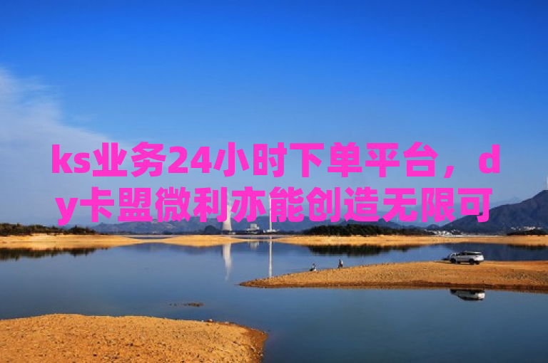 ks业务24小时下单平台，dy卡盟微利亦能创造无限可能！