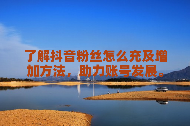 了解抖音粉丝怎么充及增加方法，助力账号发展。