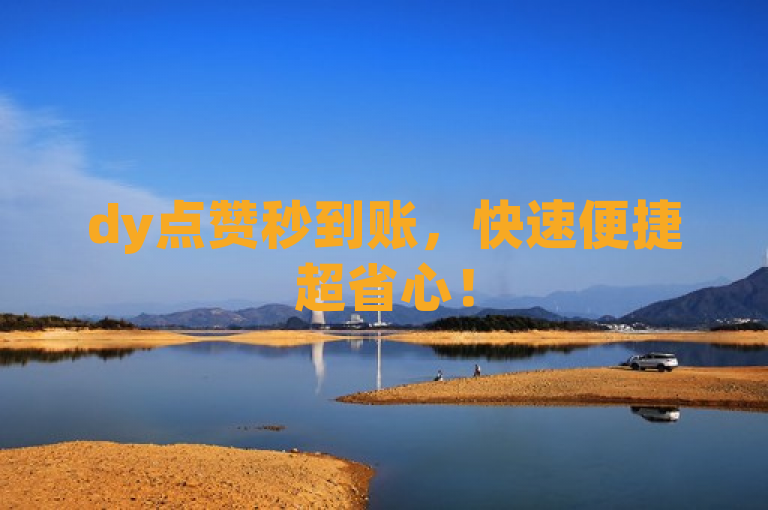 dy点赞秒到账，快速便捷超省心！