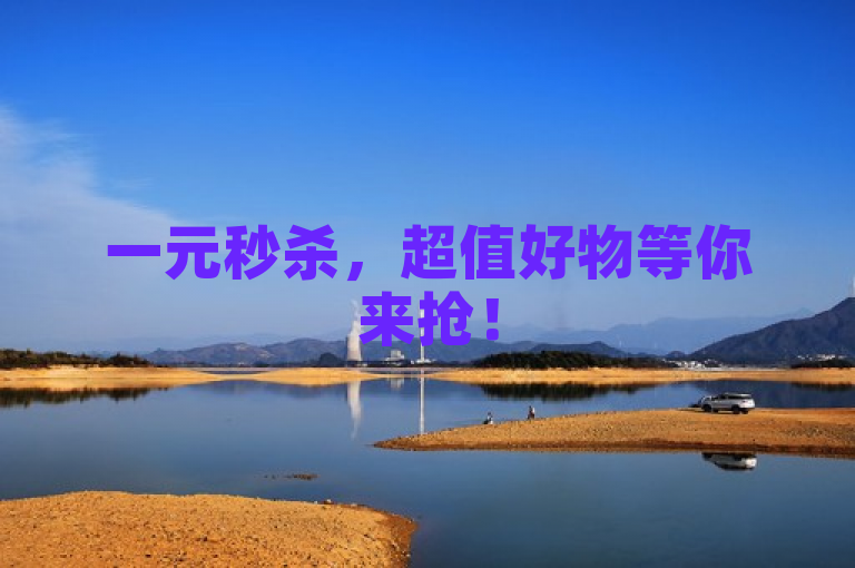 一元秒杀，超值好物等你来抢！