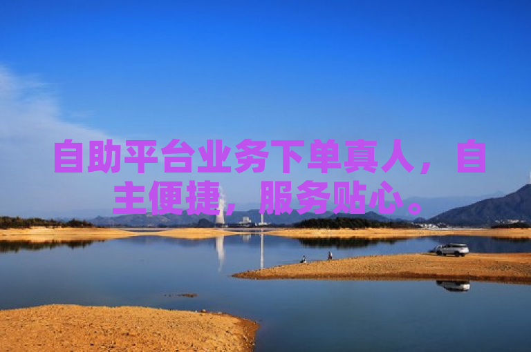 自助平台业务下单真人，自主便捷，服务贴心。