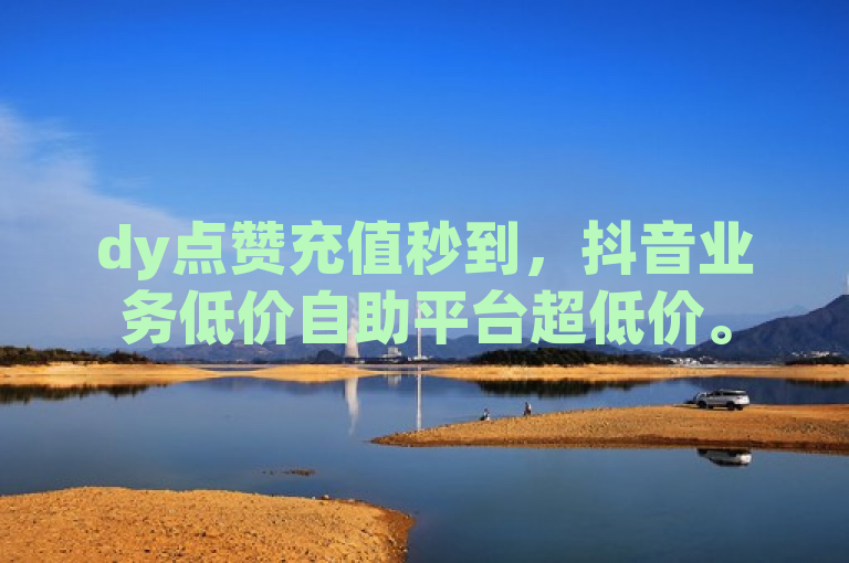 dy点赞充值秒到，抖音业务低价自助平台超低价。