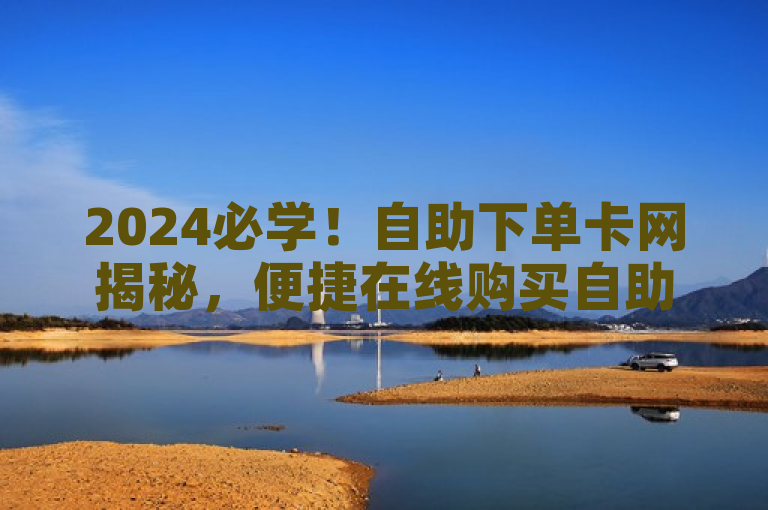 2024必学！自助下单卡网揭秘，便捷在线购买自助下单卡。
