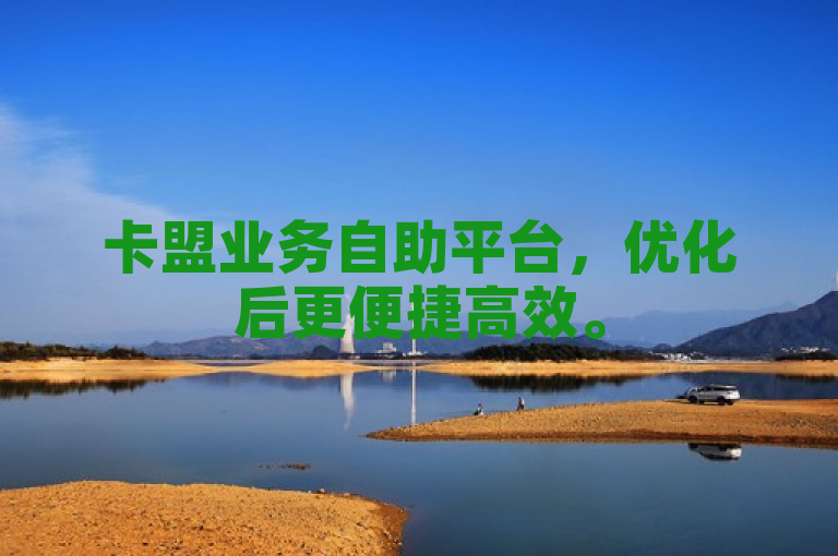 卡盟业务自助平台，优化后更便捷高效。