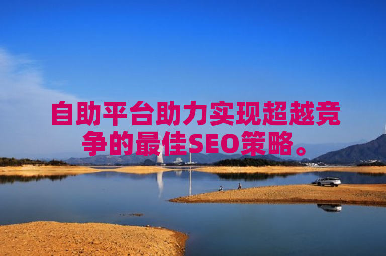 自助平台助力实现超越竞争的最佳SEO策略。