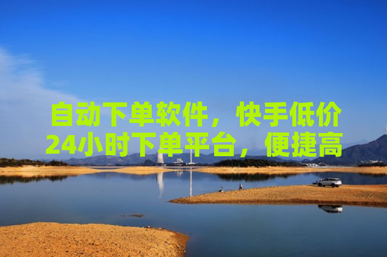 自动下单软件，快手低价24小时下单平台，便捷高效。