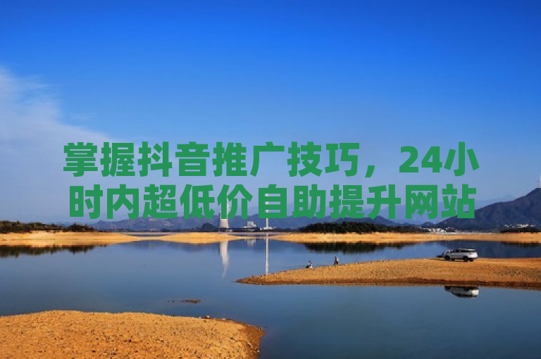 掌握抖音推广技巧，24小时内超低价自助提升网站流量。