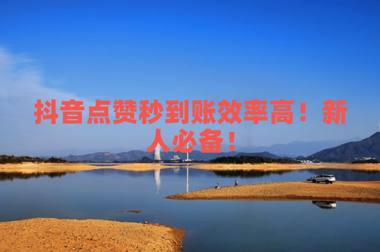 抖音点赞秒到账效率高！新人必备！