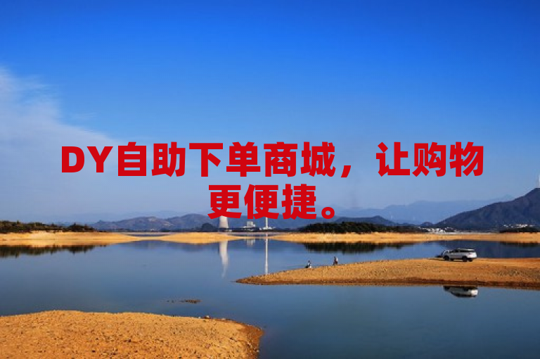 DY自助下单商城，让购物更便捷。