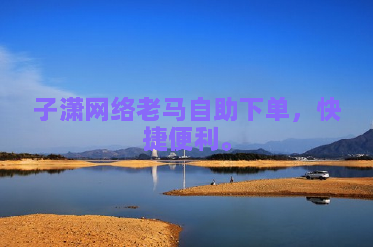 子潇网络老马自助下单，快捷便利。
