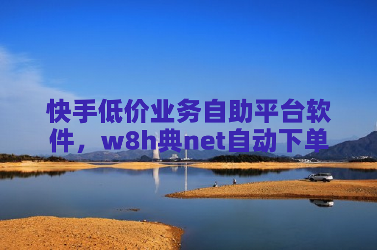 快手低价业务自助平台软件，w8h典net自动下单。