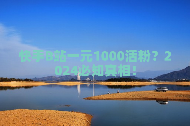 快手B站一元1000活粉？2024必知真相！