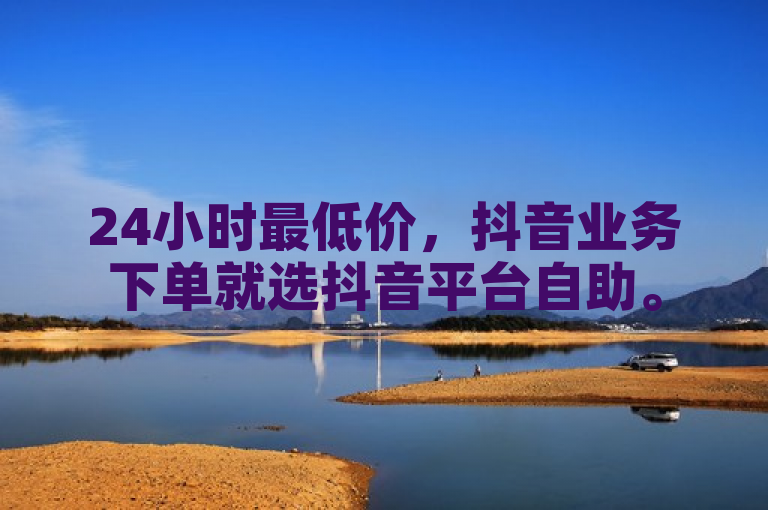 24小时最低价，抖音业务下单就选抖音平台自助。