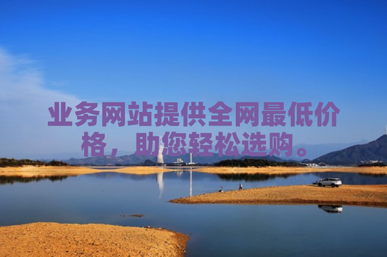 业务网站提供全网最低价格，助您轻松选购。