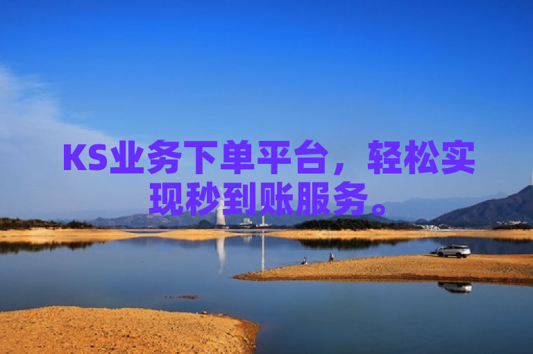 KS业务下单平台，轻松实现秒到账服务。