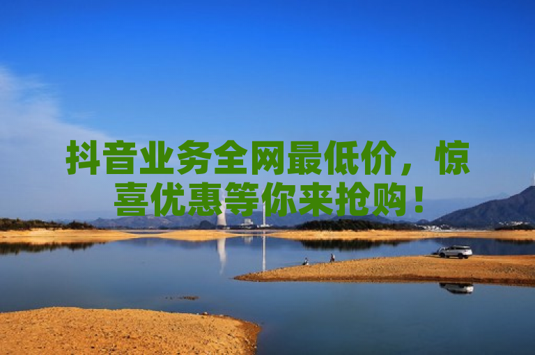抖音业务全网最低价，惊喜优惠等你来抢购！