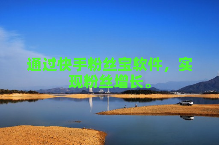 通过快手粉丝宝软件，实现粉丝增长。