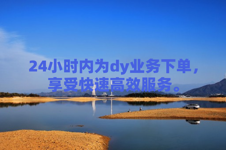 24小时内为dy业务下单，享受快速高效服务。