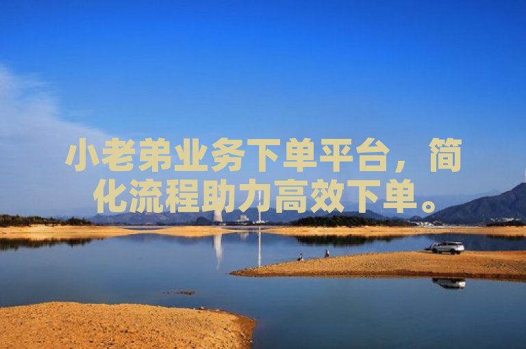 小老弟业务下单平台，简化流程助力高效下单。