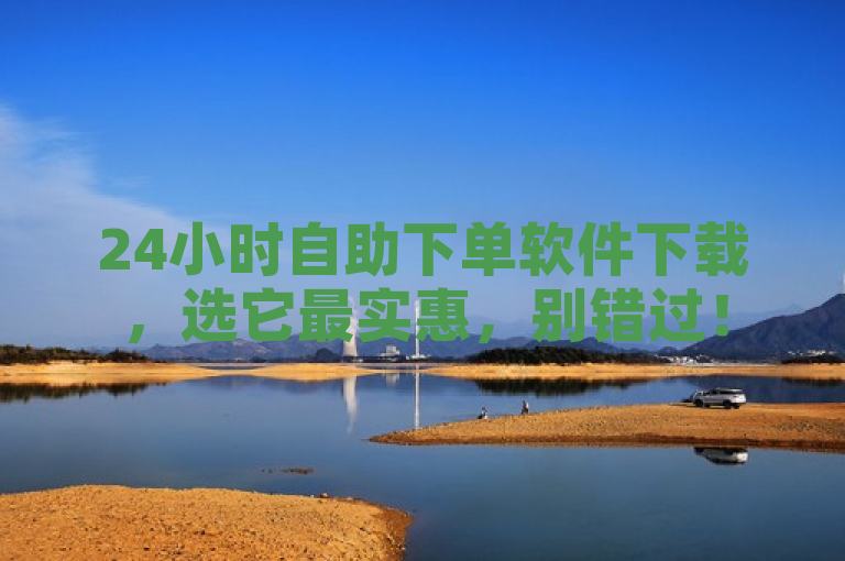24小时自助下单软件下载，选它最实惠，别错过！