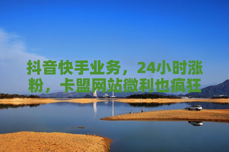 抖音快手业务，24小时涨粉，卡盟网站微利也疯狂！